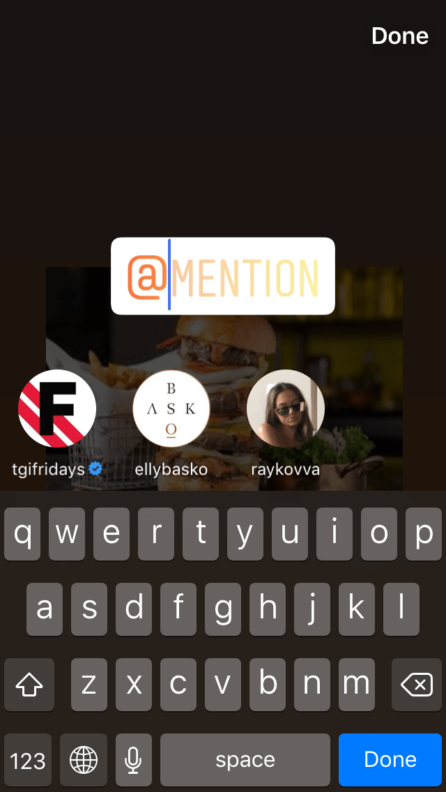 How to tag people on Instagram story?