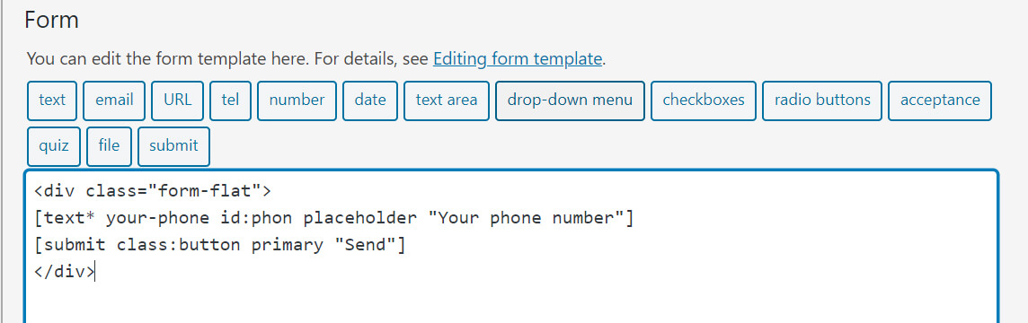 phone input mask for contact form 7