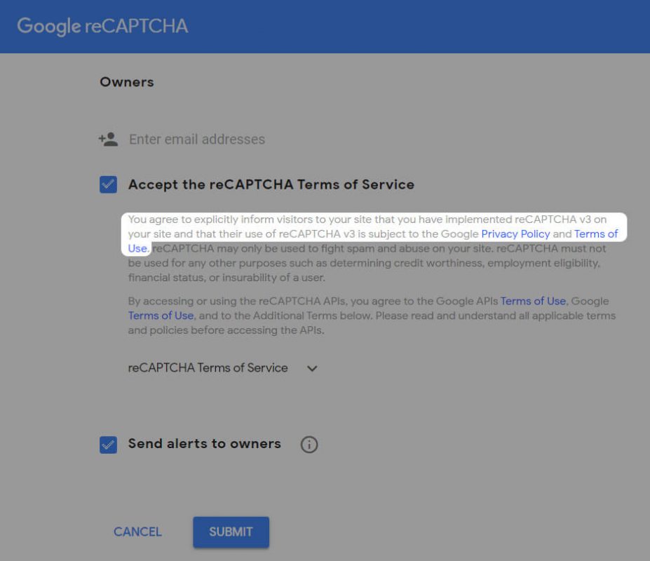 How to remove reCAPTCHA v3 icon?