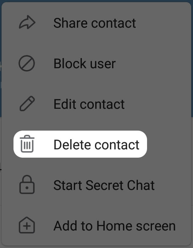 How to remove anything from Telegram?